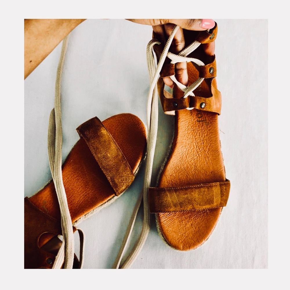 MAYPOL lace up / strappy Espadrilles